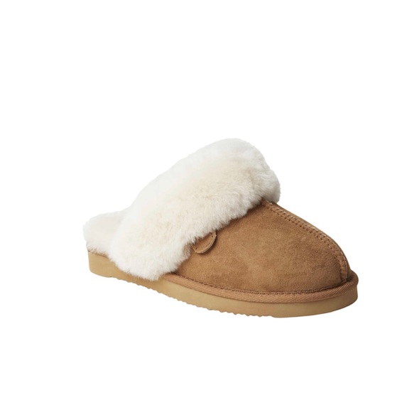 dearfoams Shoes - [Fireside by Dearfoams] Sydney Shearling Scuff Slippers